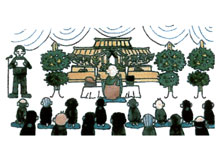 通夜式・葬儀式進行